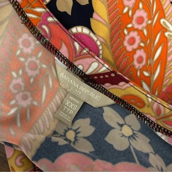 ❤️ Banana Republic Floral Slim Stretchy Dress  XXS - Picture 3 of 11